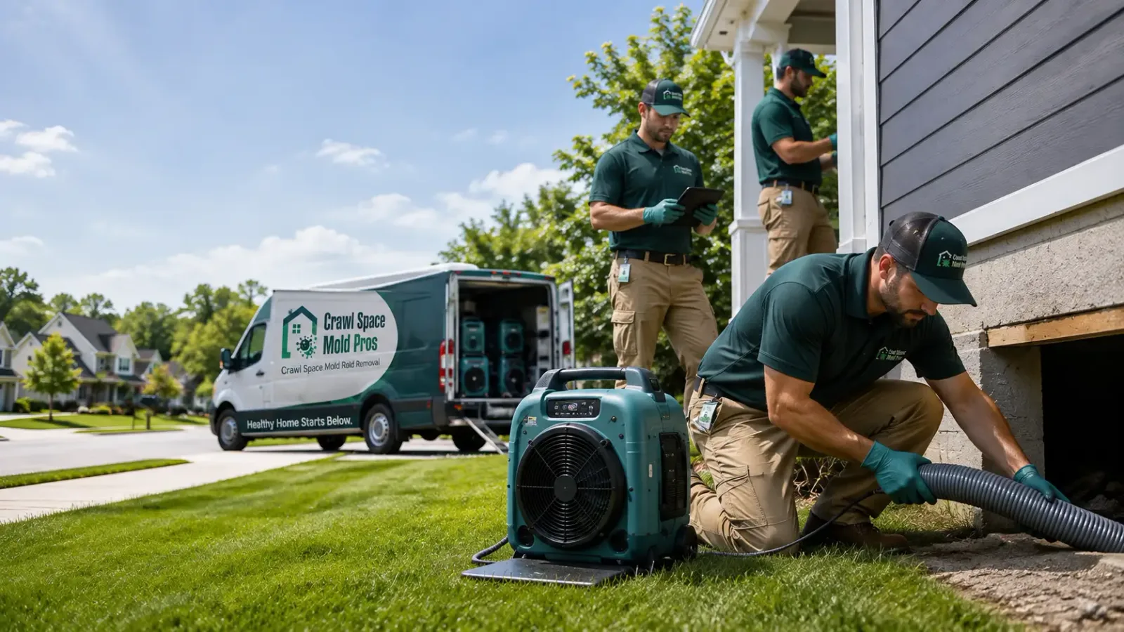 Crawl Space Mold Removal in Maida, ND